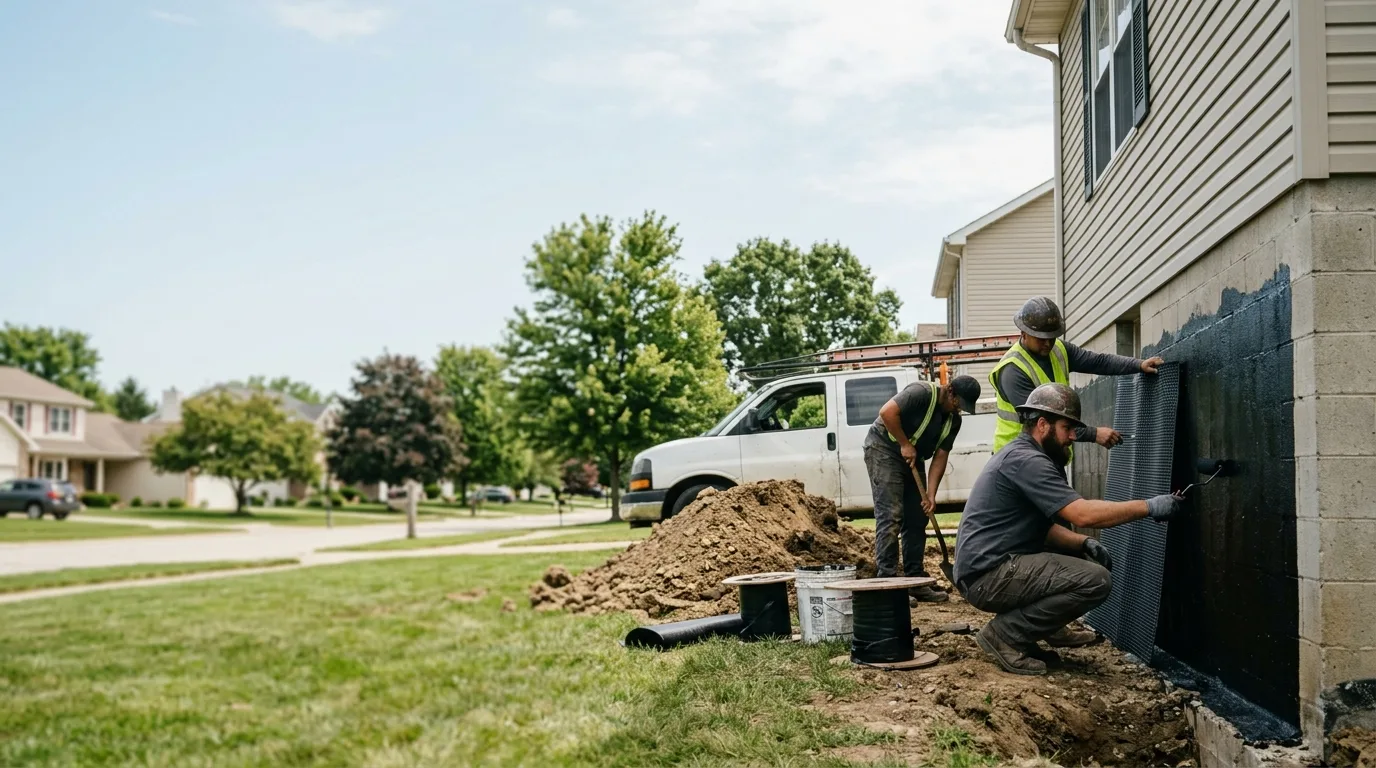 Basement Waterproofing in Bellflower, IL near me